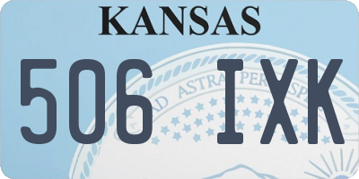 KS license plate 506IXK