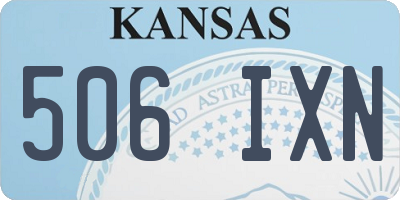 KS license plate 506IXN