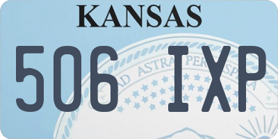 KS license plate 506IXP