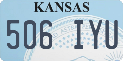 KS license plate 506IYU
