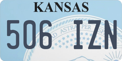 KS license plate 506IZN