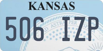 KS license plate 506IZP