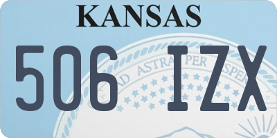 KS license plate 506IZX