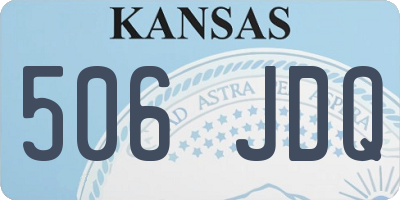 KS license plate 506JDQ
