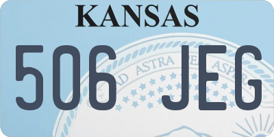 KS license plate 506JEG