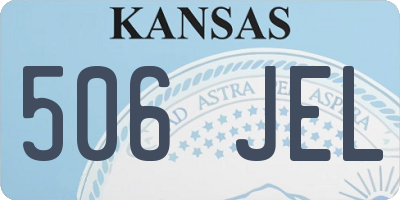 KS license plate 506JEL