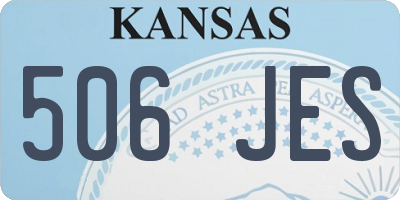 KS license plate 506JES