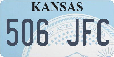 KS license plate 506JFC