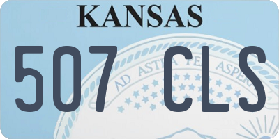 KS license plate 507CLS