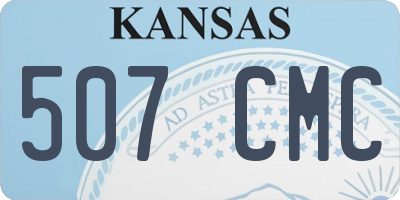 KS license plate 507CMC