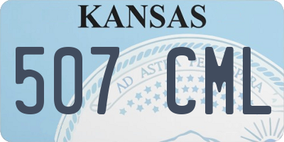 KS license plate 507CML