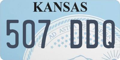 KS license plate 507DDQ