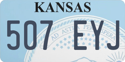KS license plate 507EYJ