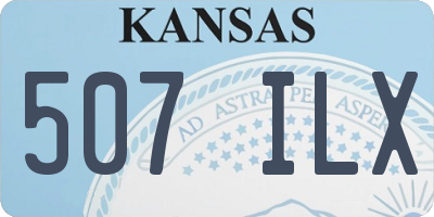 KS license plate 507ILX