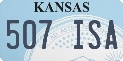 KS license plate 507ISA