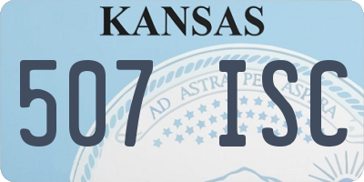 KS license plate 507ISC
