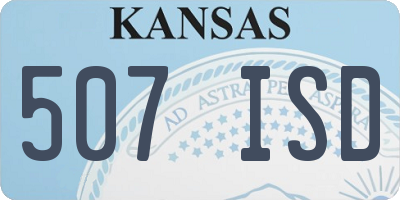 KS license plate 507ISD