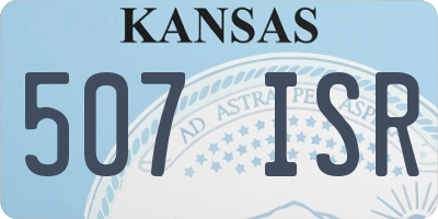 KS license plate 507ISR