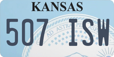 KS license plate 507ISW