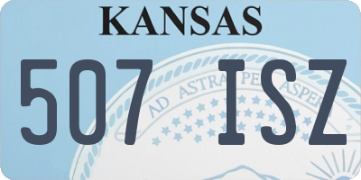 KS license plate 507ISZ