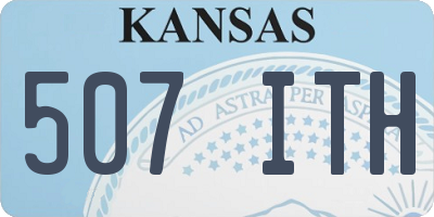 KS license plate 507ITH