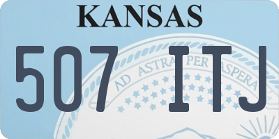 KS license plate 507ITJ