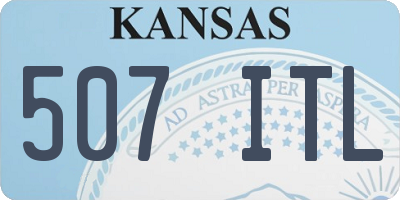 KS license plate 507ITL