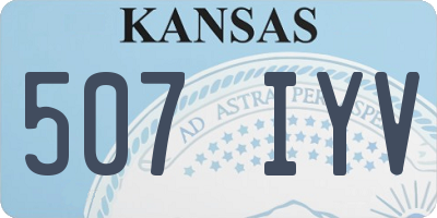 KS license plate 507IYV