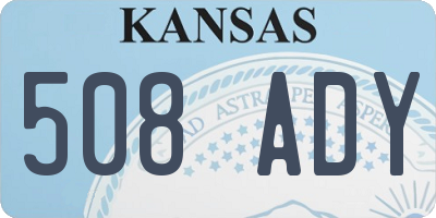 KS license plate 508ADY