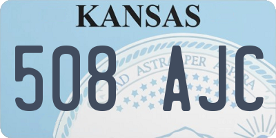 KS license plate 508AJC