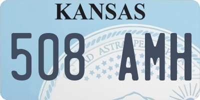 KS license plate 508AMH
