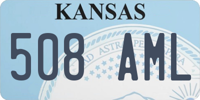 KS license plate 508AML