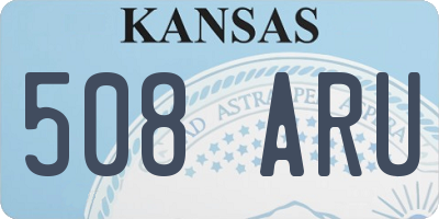 KS license plate 508ARU