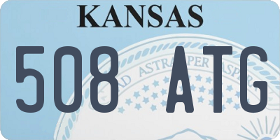 KS license plate 508ATG