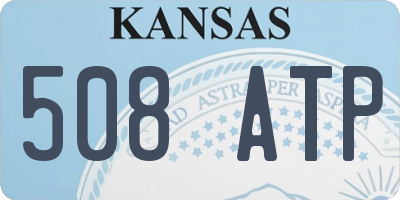 KS license plate 508ATP