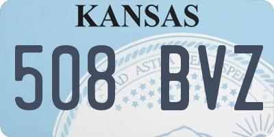 KS license plate 508BVZ