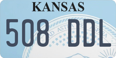 KS license plate 508DDL