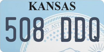 KS license plate 508DDQ