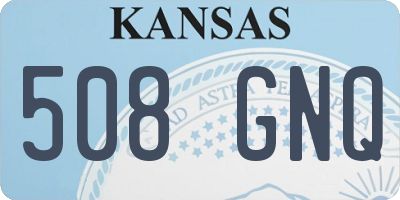 KS license plate 508GNQ