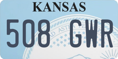 KS license plate 508GWR