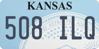 KS license plate 508ILQ