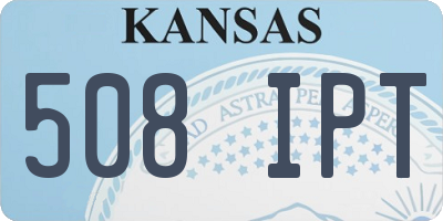 KS license plate 508IPT