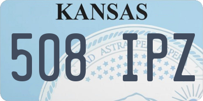 KS license plate 508IPZ