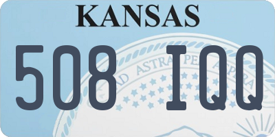 KS license plate 508IQQ
