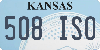 KS license plate 508ISO