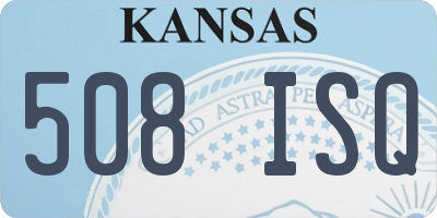 KS license plate 508ISQ