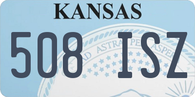 KS license plate 508ISZ