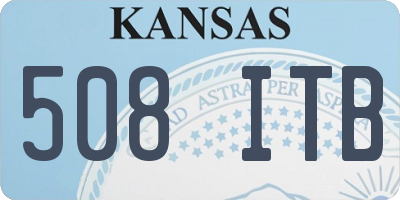 KS license plate 508ITB