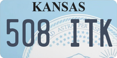 KS license plate 508ITK