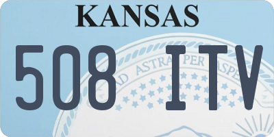 KS license plate 508ITV